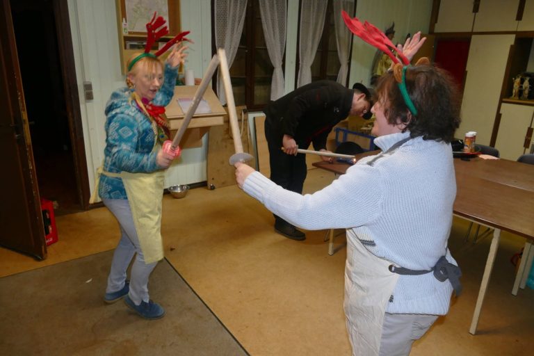 Abendessen im Vereinshaus – 3D Indoor 2019, Arrowclub Dudelange